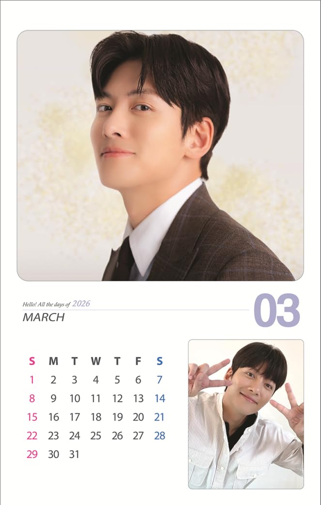 Amazon.co.jp: Ji Chang Wook Goods 2026 Wall Calendar (JICHANGWOOK